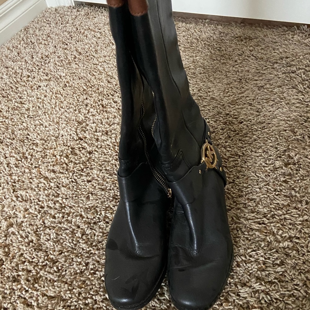 Michael Kors Knee High Boots Two tone - Picture 2 of 3